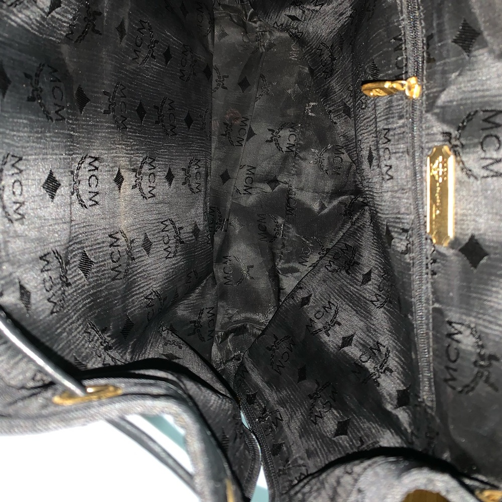 Mcm Black Nylon Authentic Backpack - image 6